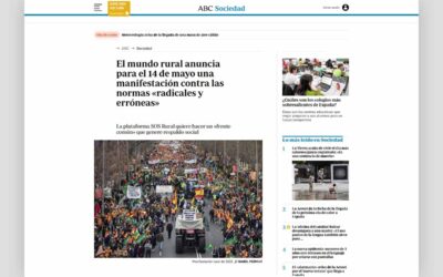 El mundo rural anuncia para el 14 de mayo una manifestación contra las normas «radicales y erróneas»